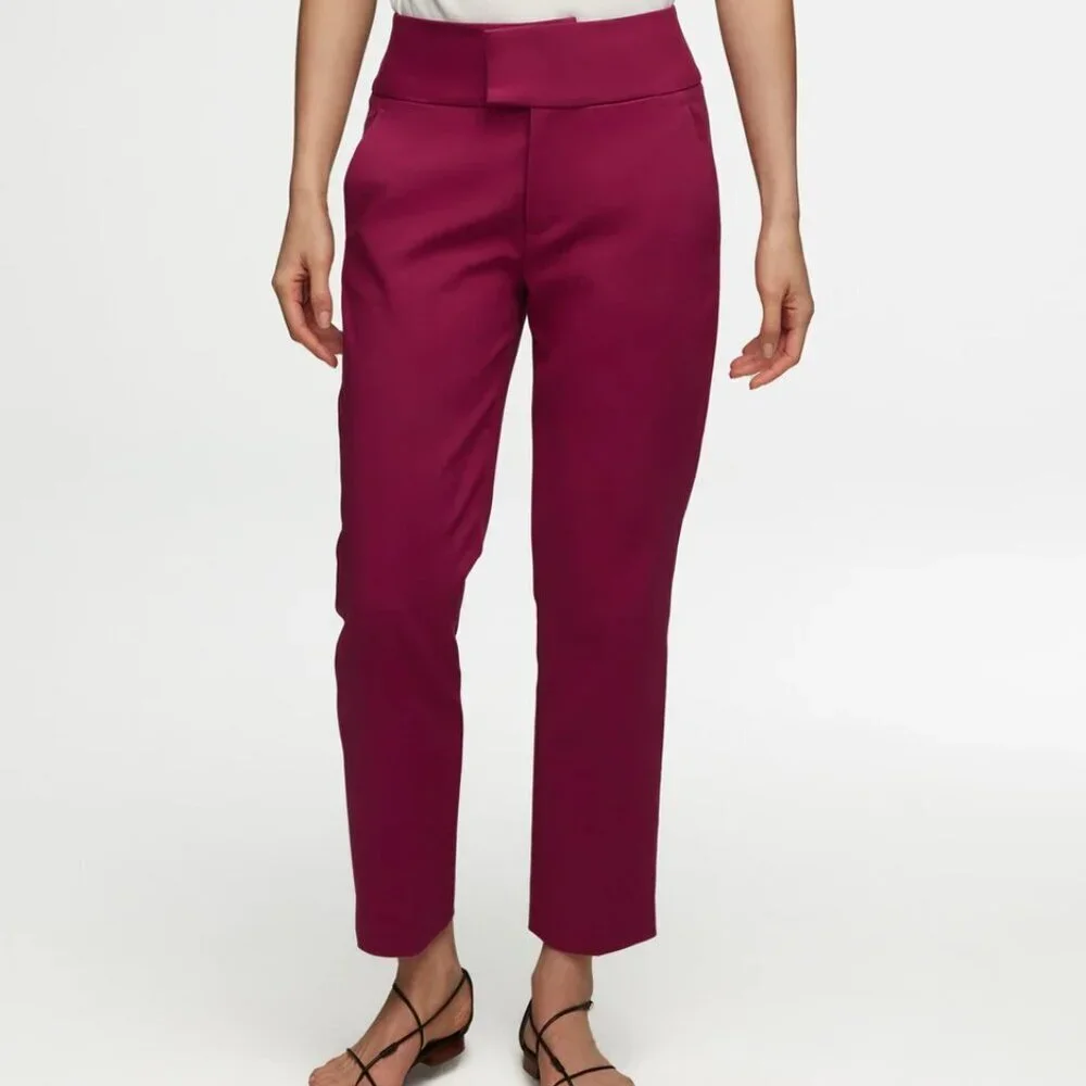 Argent Flex Waist Trouser Magenta Size 2 - Picture 1 of 5